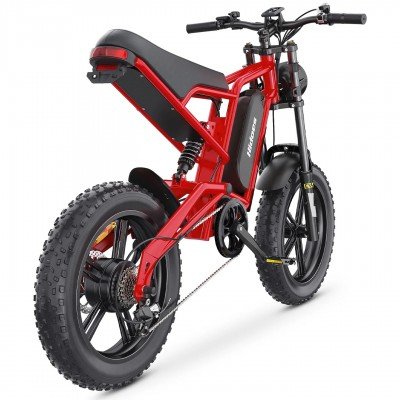 Hidoes B6 1200W moteur 48V 15.6Ah batterie vitesse 50km/h longue endurance 20*4.0 pneu large 7 vitesse IP54 vélo électrique tout